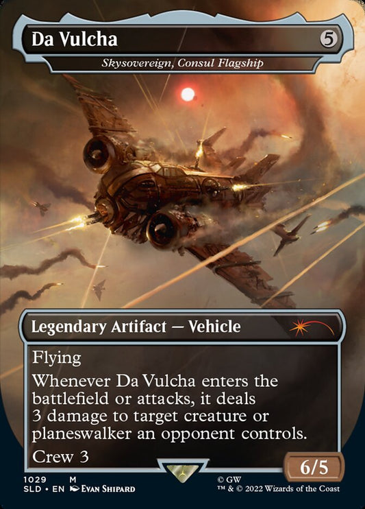 Da Vulcha - Skysovereign, Consul Flagship (Borderless) [Secret Lair Drop Series] [Foil]