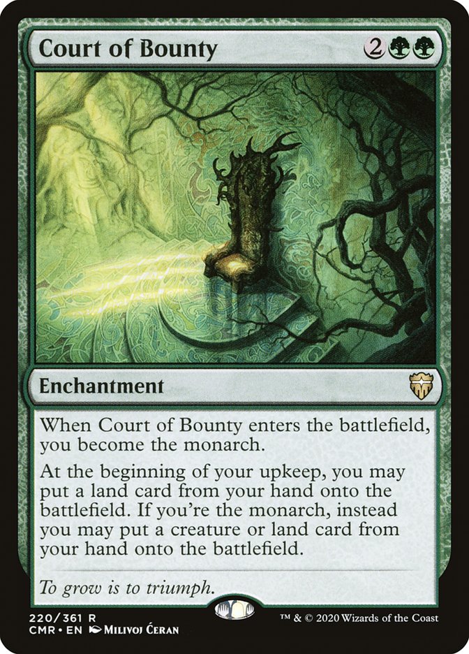 Court of Bounty [Commander Legends] [Foil]