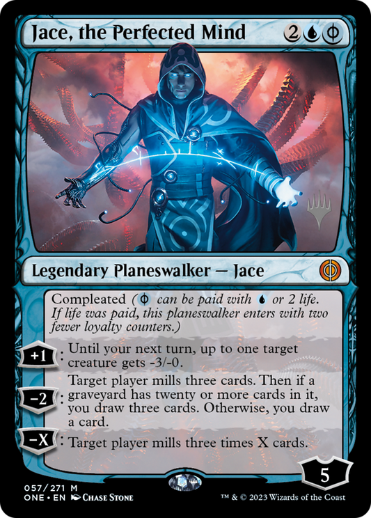 Jace, the Perfected Mind (Promo Pack) [Phyrexia: All Will Be One Promos] [Foil]