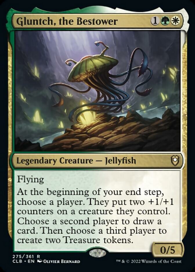 Gluntch, the Bestower [Commander Legends: Battle for Baldur's Gate] [Foil]