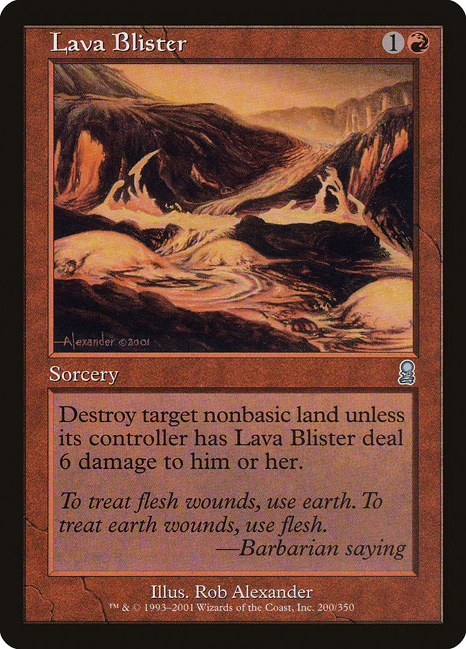 Lava Blister [Odyssey] [Foil]