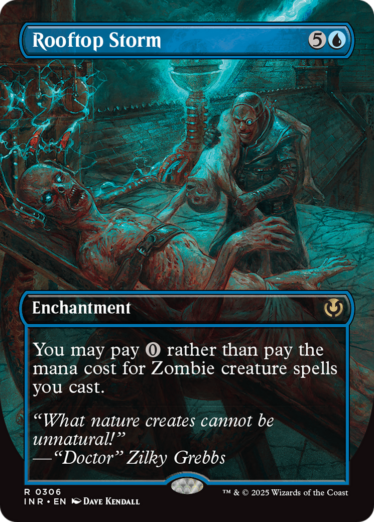 Rooftop Storm (Borderless) [Innistrad Remastered] [Foil]