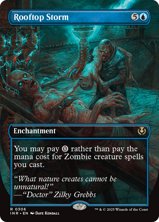 Rooftop Storm (Borderless) [Innistrad Remastered] [Foil]