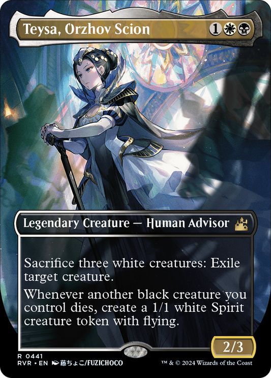 Teysa, Orzhov Scion (Anime Borderless) [Ravnica Remastered] [Foil]