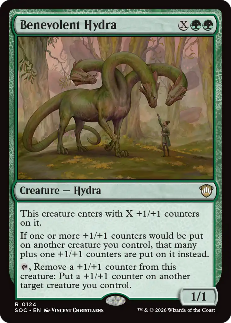 Benevolent Hydra [Secrets of Strixhaven Commander] [Foil]