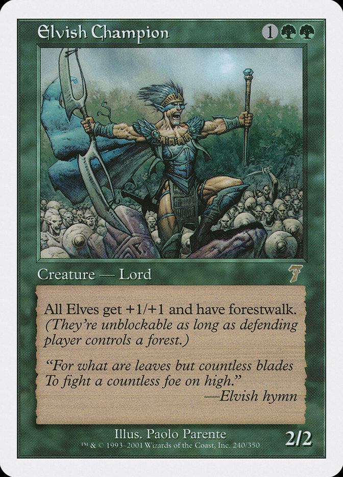 Elvish Champion [Seventh Edition] [Foil]