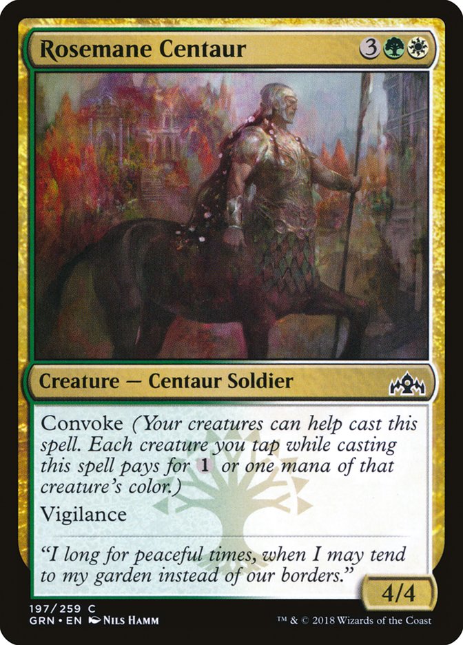 Rosemane Centaur [Guilds of Ravnica] [Foil]
