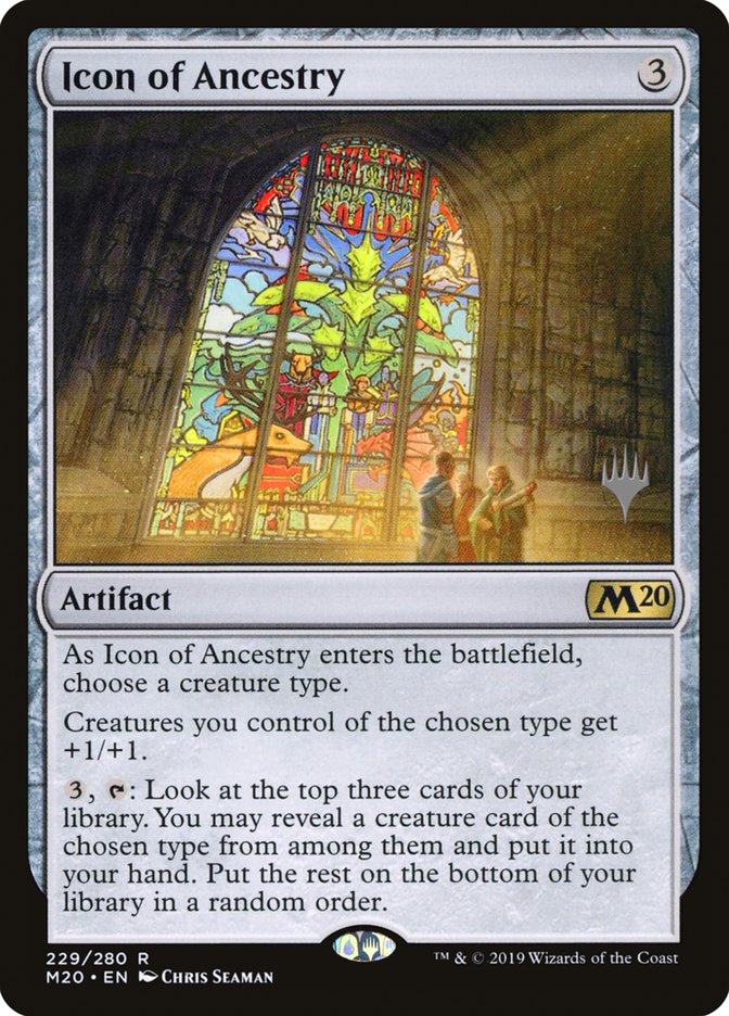Icon of Ancestry (Promo Pack) [Core Set 2020 Promos] [Foil]