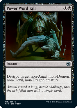 Power Word Kill [Dungeons & Dragons: Adventures in the Forgotten Realms] [Foil]