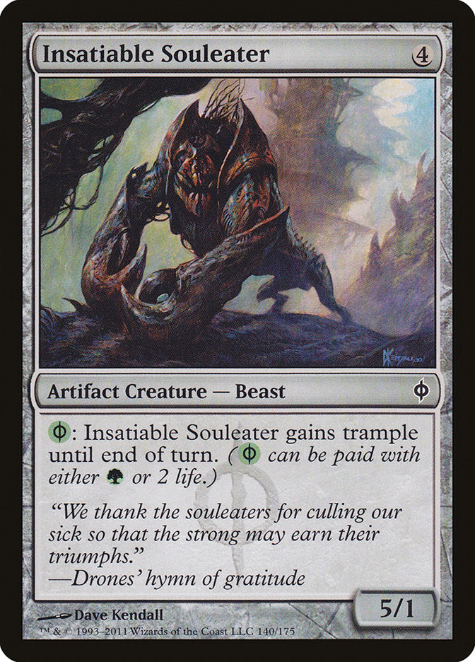 Insatiable Souleater [New Phyrexia] [Foil]