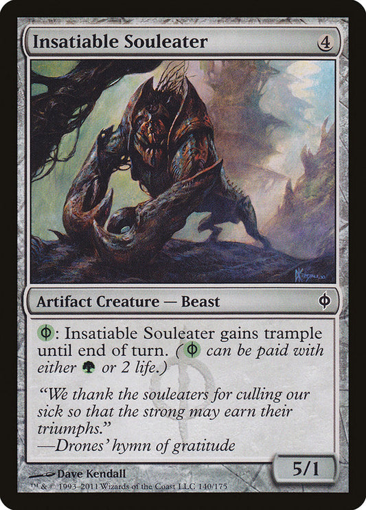 Insatiable Souleater [New Phyrexia] [Foil]