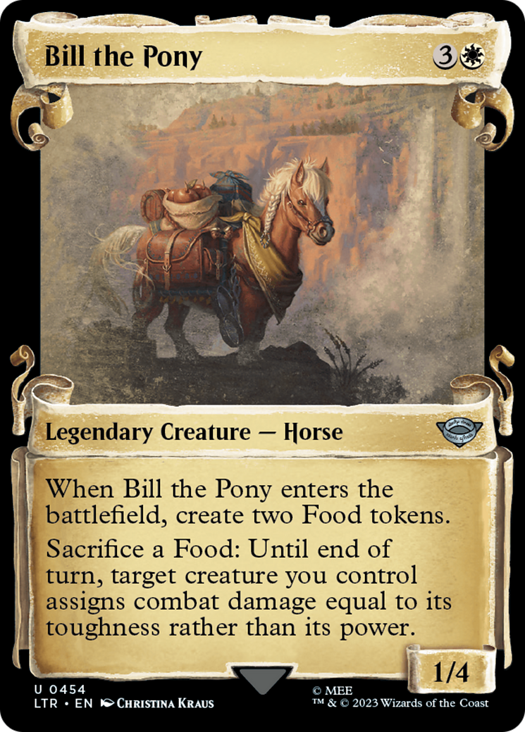 Bill the Pony [The Lord of the Rings: Tales of Middle-Earth Showcase Scrolls] [Foil]