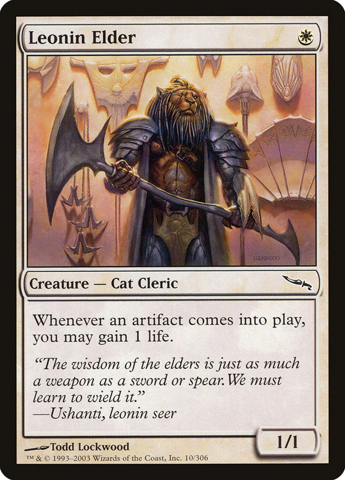 Leonin Elder [Mirrodin] [Foil]