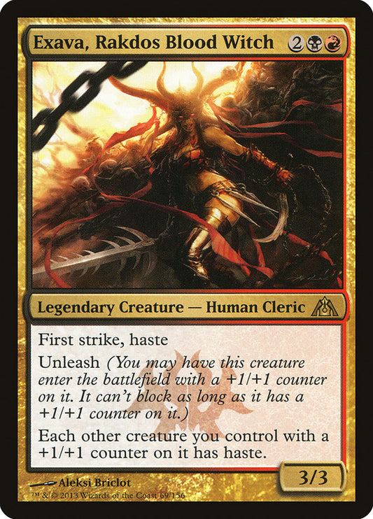 Exava, Rakdos Blood Witch [Dragon's Maze] [Foil]