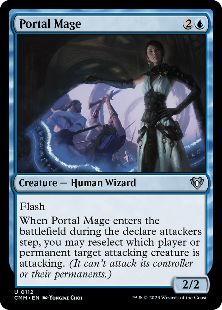 Portal Mage [Commander Masters] [Foil]