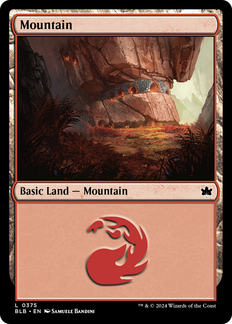 Mountain (0375) [Bloomburrow] [Foil]