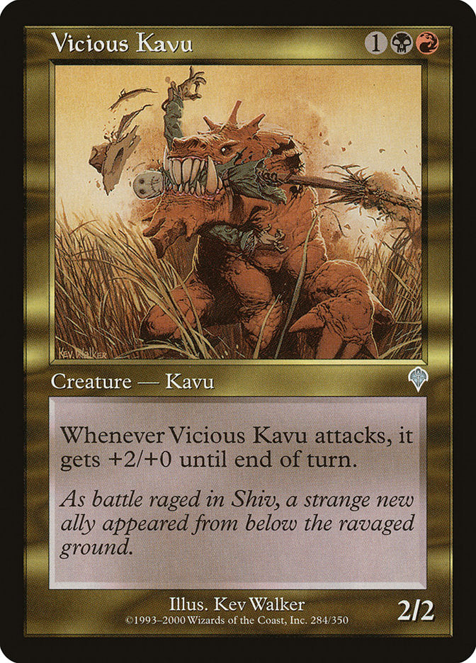 Vicious Kavu [Invasion] [Foil]