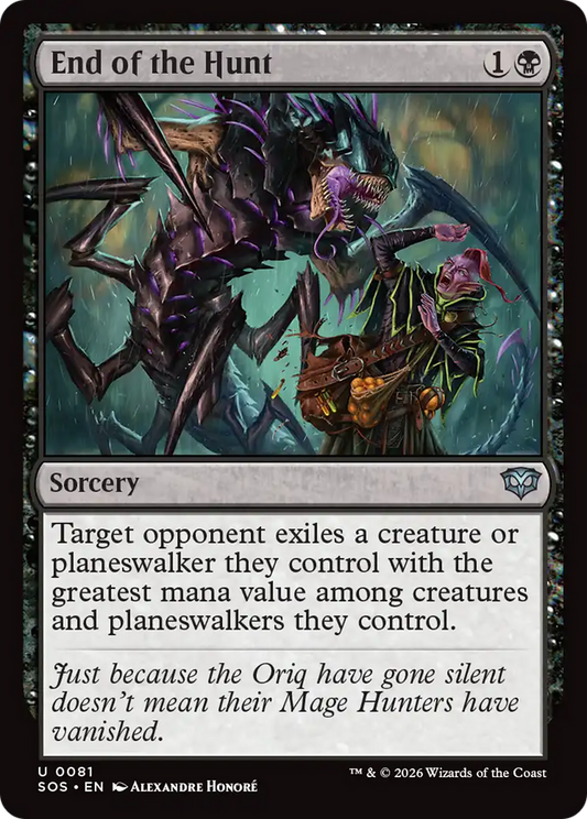 End of the Hunt [Secrets of Strixhaven] [Foil]