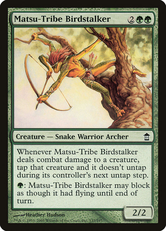 Matsu-Tribe Birdstalker [Saviors of Kamigawa] [Foil]