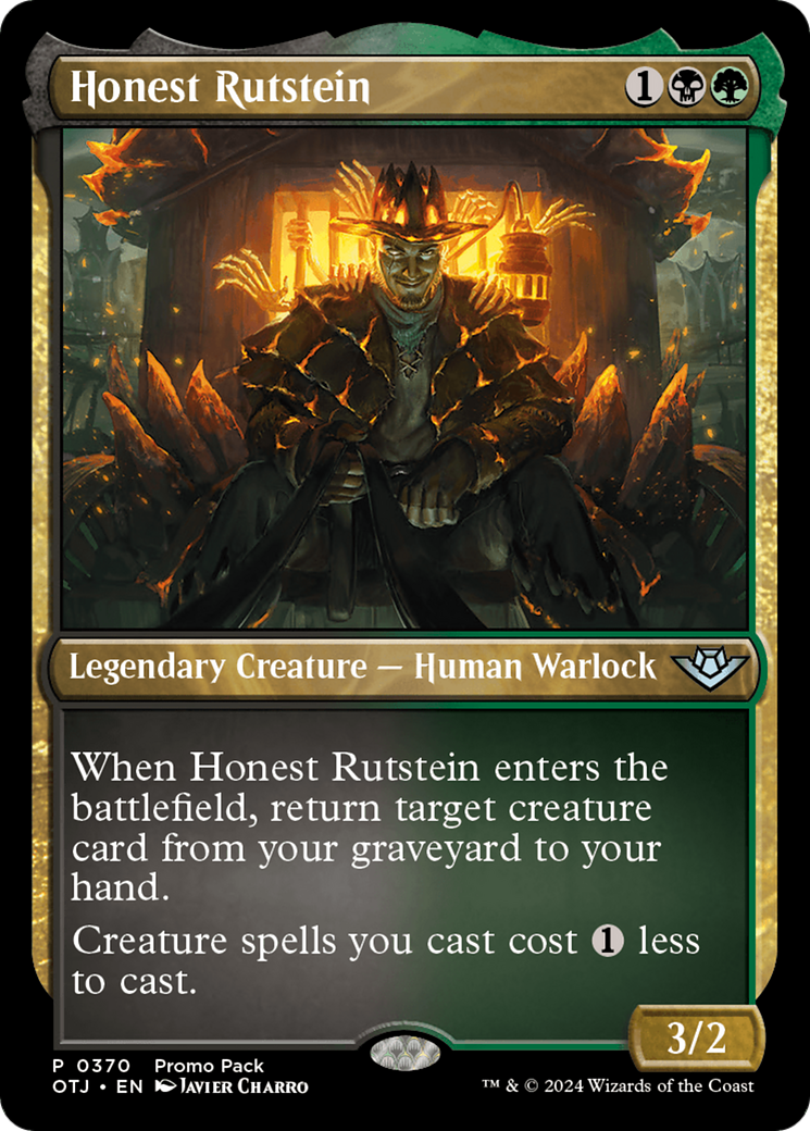 Honest Rutstein (Promo Pack) [Outlaws of Thunder Junction Promos] [Foil]