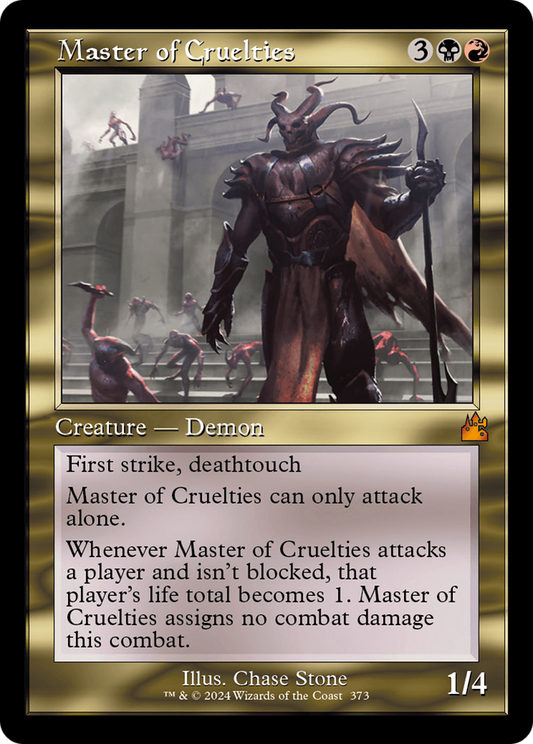 Master of Cruelties (Retro Frame) [Ravnica Remastered] [Foil]