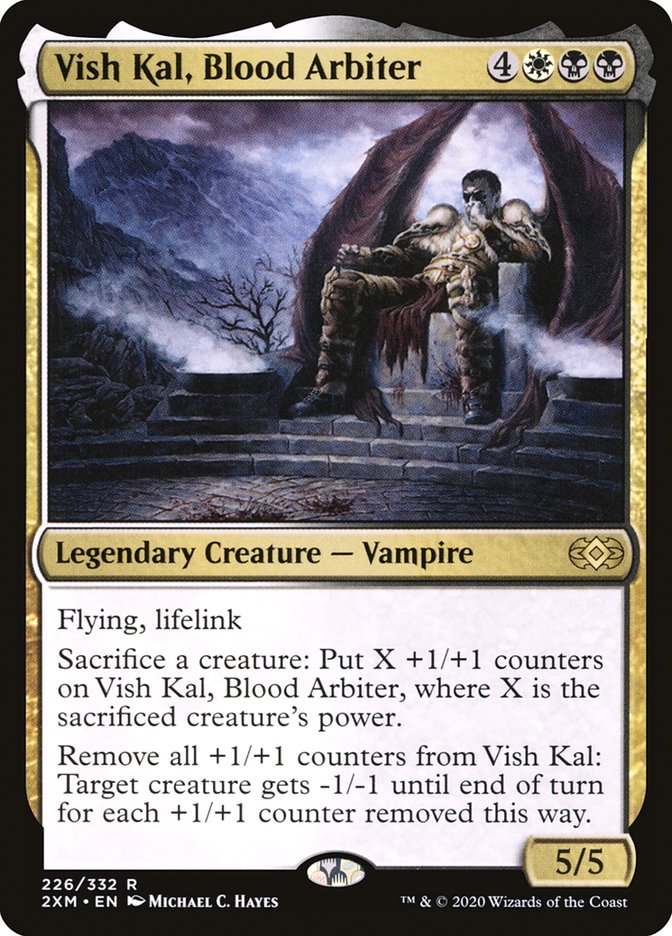 Vish Kal, Blood Arbiter [Double Masters] [Foil]