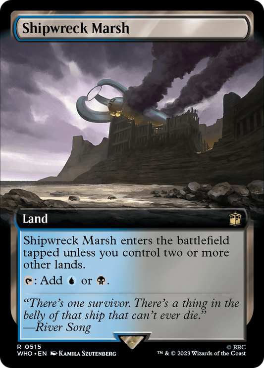 Shipwreck Marsh (Extended Art) [Doctor Who] [Foil]