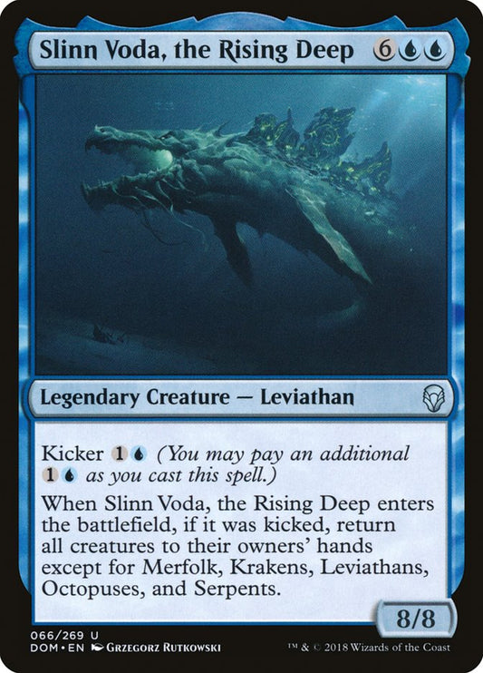 Slinn Voda, the Rising Deep [Dominaria] [Foil]