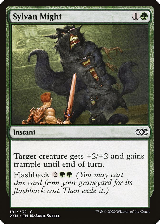 Sylvan Might [Double Masters] [Foil]