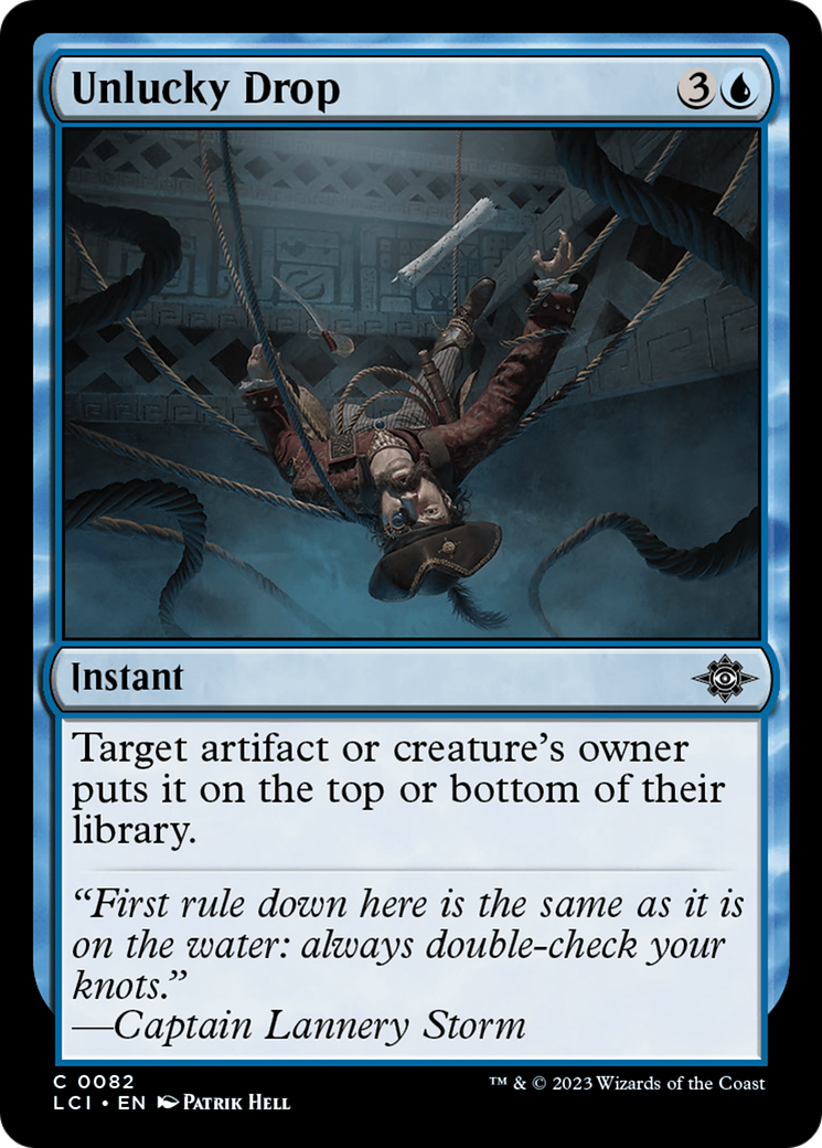 Unlucky Drop [The Lost Caverns of Ixalan] [Foil]