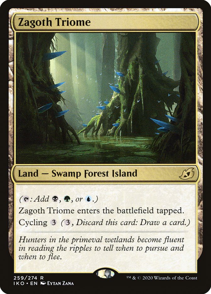 Zagoth Triome [Ikoria: Lair of Behemoths] [Foil]
