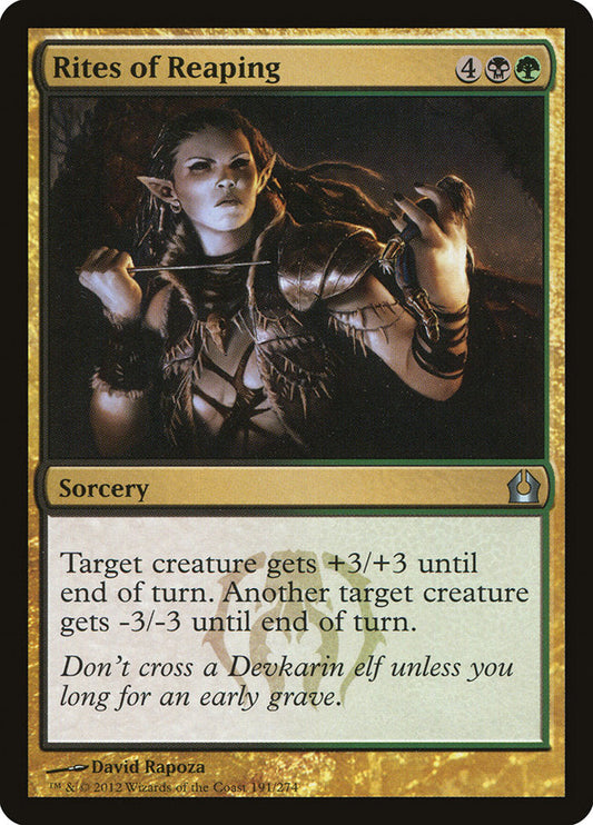Rites of Reaping [Return to Ravnica] [Foil]