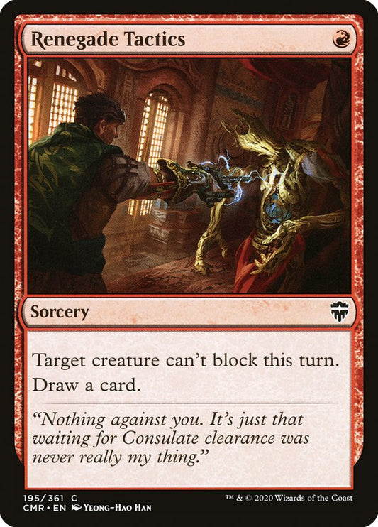 Renegade Tactics [Commander Legends] [Foil]