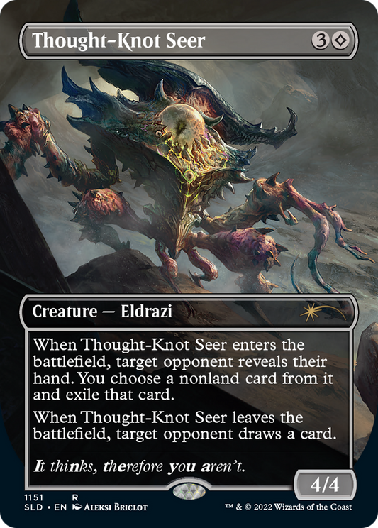 Thought-Knot Seer (1151) (Borderless) [Secret Lair Drop Series] [Foil]