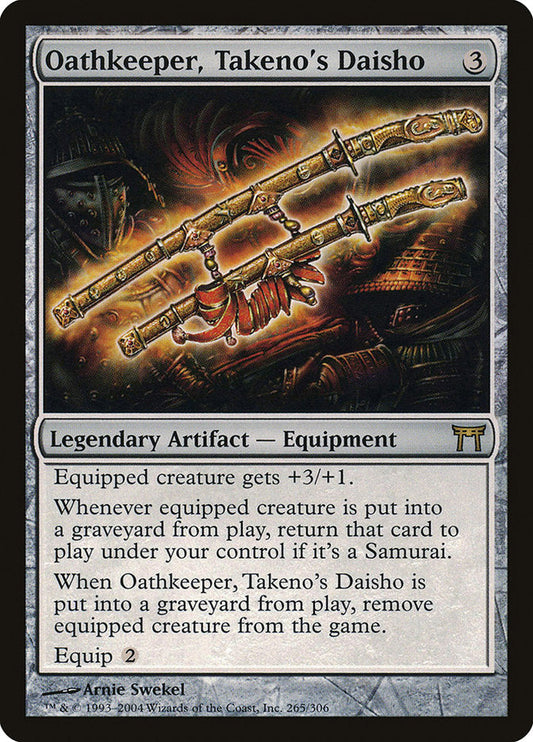 Oathkeeper, Takeno's Daisho [Champions of Kamigawa] [Foil]