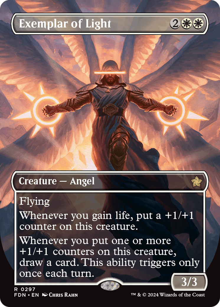 Exemplar of Light (Borderless) [Foundations] [Foil]
