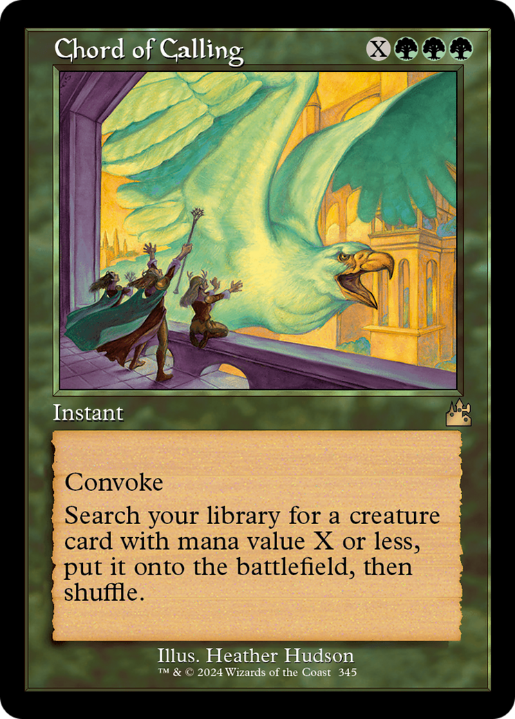 Chord of Calling (Retro Frame) [Ravnica Remastered] [Foil]