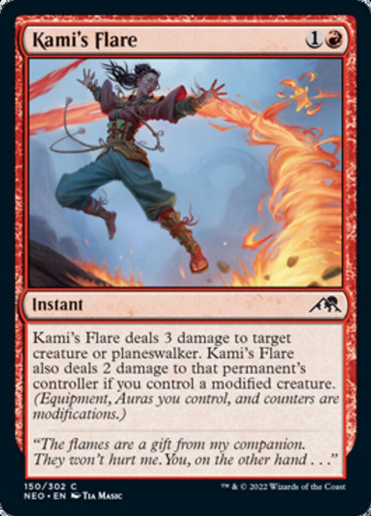 Kami's Flare [Kamigawa: Neon Dynasty] [Foil]