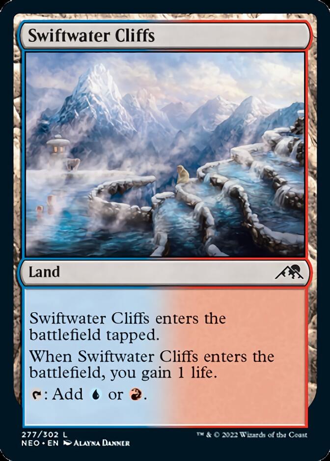 Swiftwater Cliffs [Kamigawa: Neon Dynasty] [Foil]
