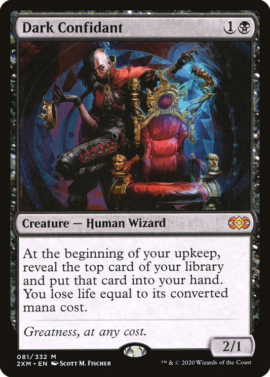 Dark Confidant [Double Masters] [Foil]