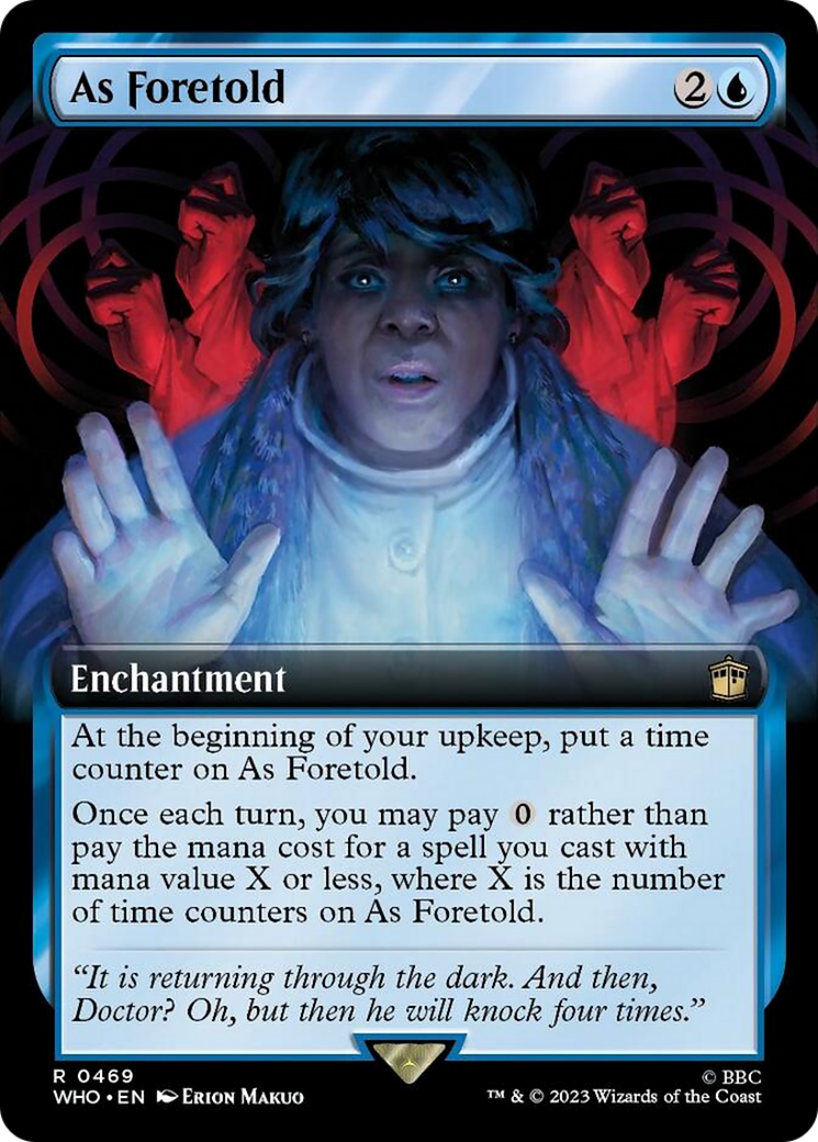 As Foretold (Extended Art) [Doctor Who] [Foil]