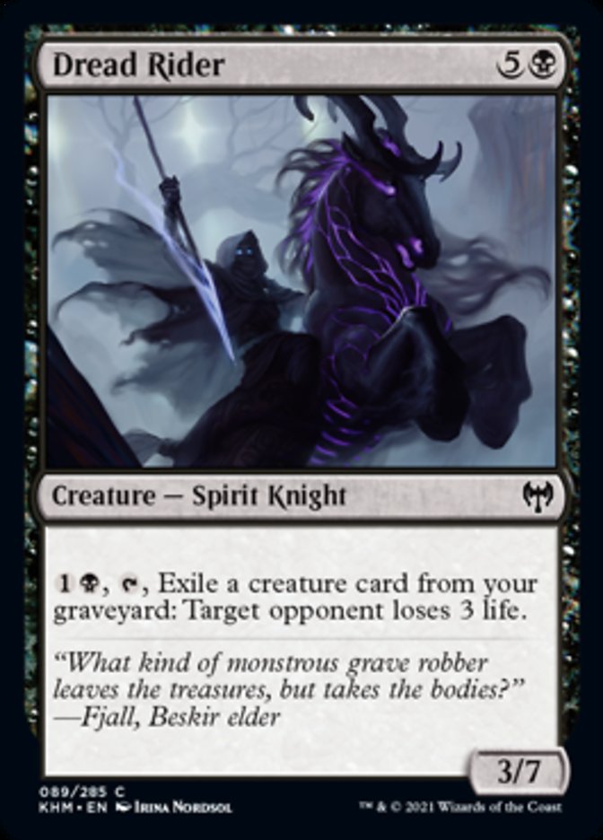 Dread Rider [Kaldheim] [Foil]