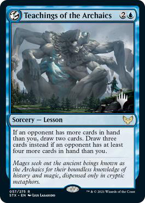 Teachings of the Archaics (Promo Pack) [Strixhaven: School of Mages Promos] [Foil]