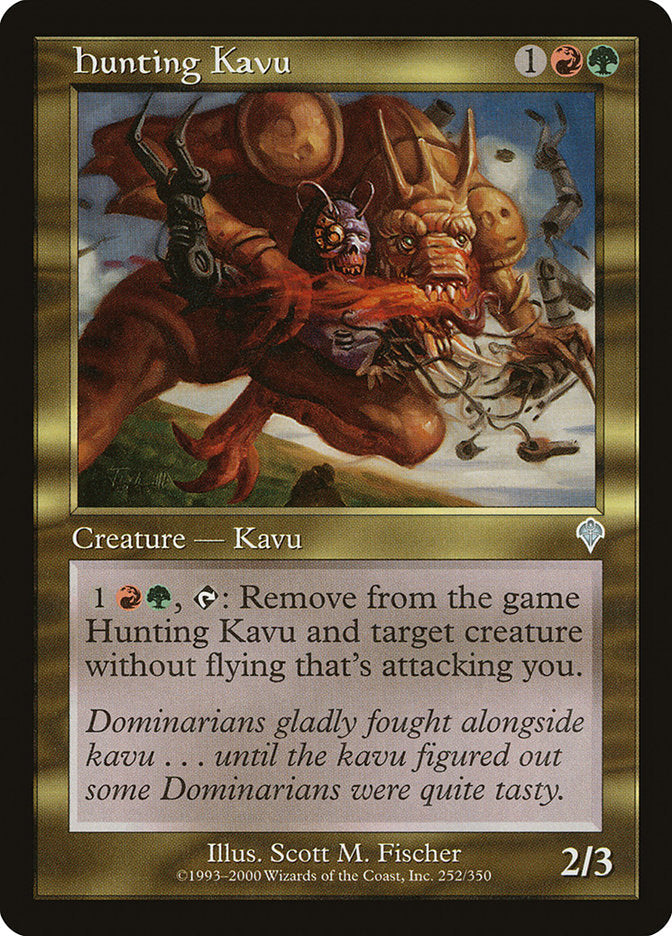 Hunting Kavu [Invasion] [Foil]