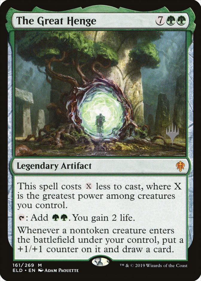The Great Henge (Promo Pack) [Throne of Eldraine Promos] [Foil]