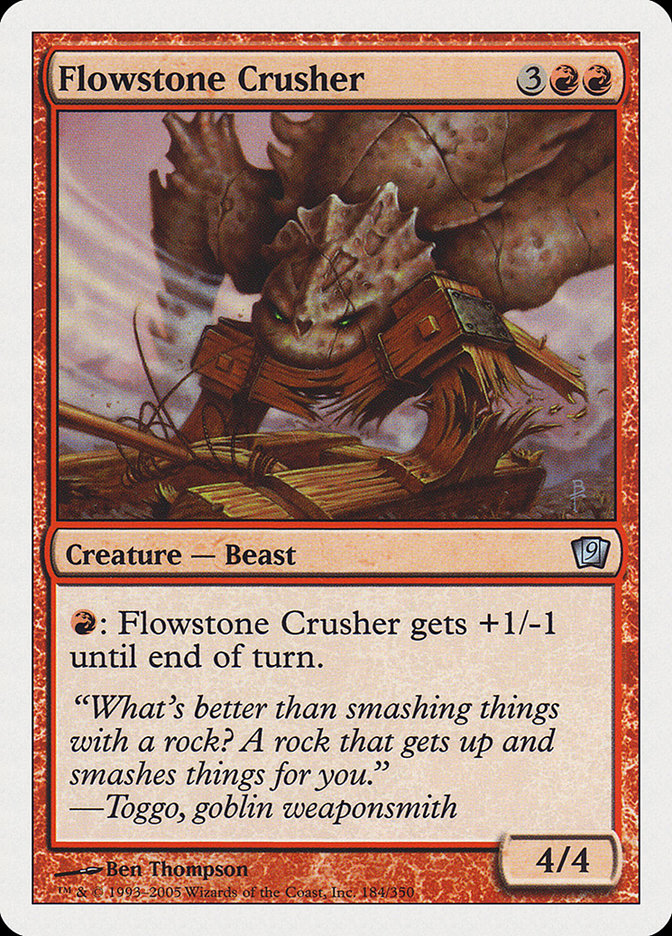 Flowstone Crusher [Ninth Edition] [Foil]