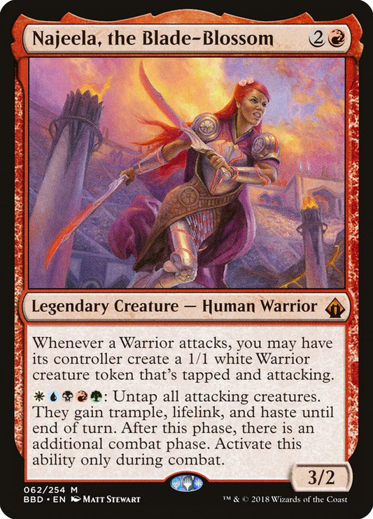 Najeela, the Blade-Blossom [Battlebond] [Foil]