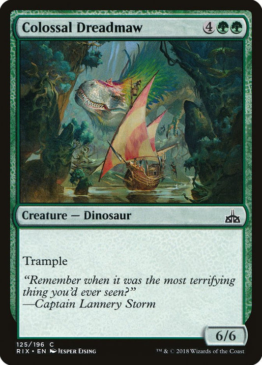 Colossal Dreadmaw [Rivals of Ixalan] [Foil]