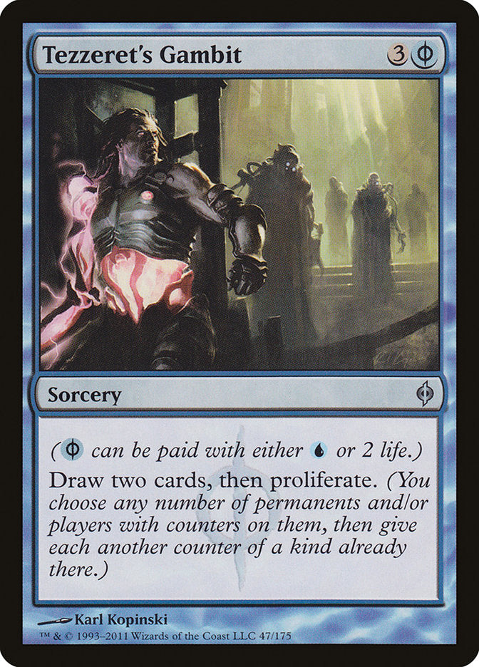 Tezzeret's Gambit [New Phyrexia] [Foil]