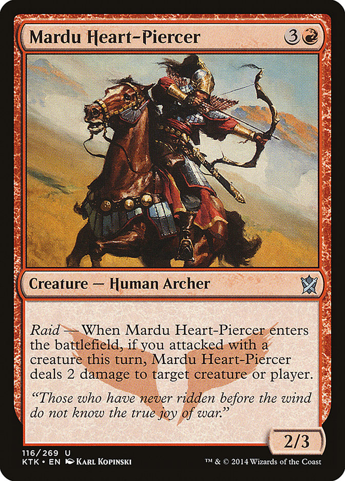 Mardu Heart-Piercer [Khans of Tarkir] [Foil]